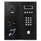 Aiphone - Platine vidéo modulaire, défilement, finition noir, BM & emplacement Vigik