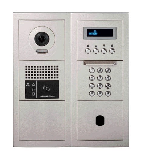 Aiphone - Platine vidéo modulaire à défilement, emplacement VIGIK+, sans boucle magnétique