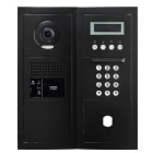 Aiphone - Platine vidéo modulaire, défilement, finition noir, emplacement Vigik