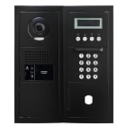 Aiphone - Platine vidéo modulaire à défilement, emplacement VIGIK+, finition noire satin