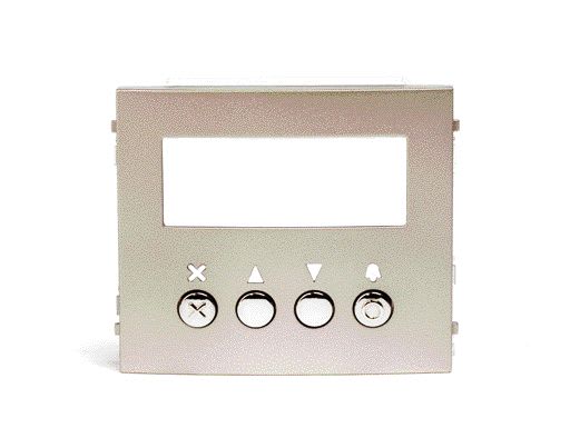 Aiphone - Façade en zamak pour module défilement gamme gt