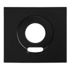 Aiphone - Façade finition noire satinée pour caméra GTVB