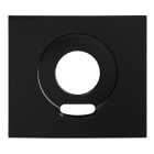 Aiphone - Façade en zamak, finition noire satin, pour caméra GTVB grand angle 170°