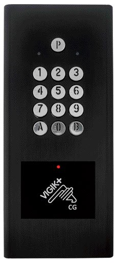 Aiphone - Clavier codé avec VIGIK+ intégré et gestion TR, finition noir - Délai 4 semaines