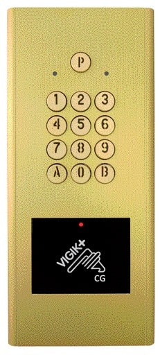 Aiphone - Clavier codé avec VIGIK+ intégré et gestion TR, finition noir - Délai 4 semaines