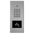 Aiphone - Clavier codé avec lecteur VIGIK+ intégré / gestion temps réel - finition argent