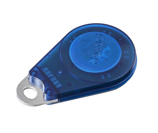 Aiphone - Badge mains libres BLEU, détection à 1 m, prog. via HEXACTWEB, pile incluse