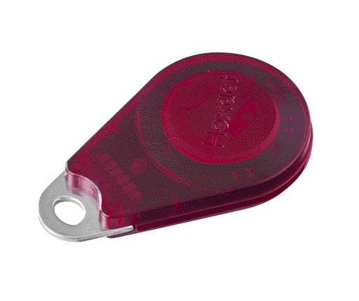 Aiphone - Badge M. L. ROUGE, détect. 1 m, prog. HEXACTWEB, pile incluse-Délai 3 semaines