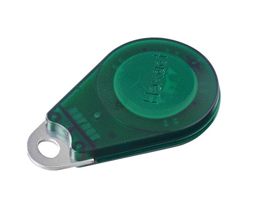 Aiphone - Badge M. L. VERT, détect. 1 m, prog. HEXACTWEB, pile incluse-Délai 3  semaines