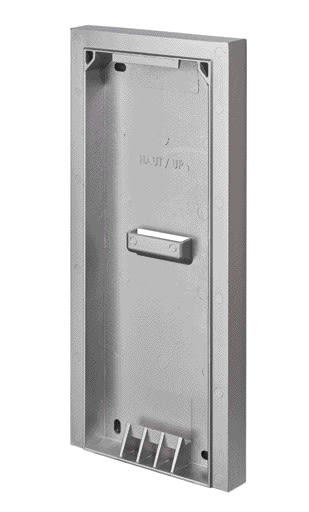 Aiphone - Cadre saillie sans visière pour clavier codé HEACTRV3 - Finition argent