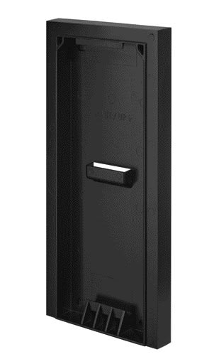 Aiphone - Cadre saillie sans visière pour HEACTRBKV3, finition noire - Délai 4 semaines