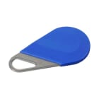 Aiphone - Badge résident couleur bleue pour HEPLUSV3 et HEXACOMGSMV3, format porte-clé