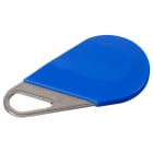 Aiphone - Badge hexact type porte cle de couleur bleu