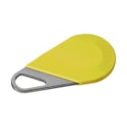 Aiphone - Badge résident couleur jaune pour HEPLUSV3 et HEXACOMGSMV3, format porte-clé