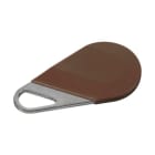 Aiphone - Badge hexact type porte clé de couleur marron