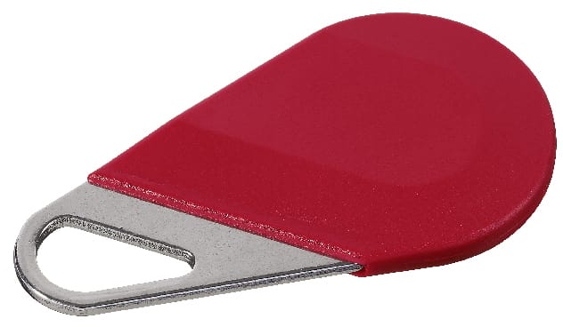 Aiphone - Badge hexact type porte cle de couleur rouge