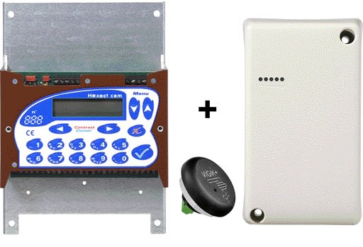 Aiphone - Pack VIGK+ temps réel avec HECOMGSMV3, lecteur HET25V3, transmetteur HEBOXINTV3