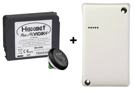 Aiphone - Pack VIGK+ gestion temps réel avec centrale HEPLUSV3 et transmetteur HEBOXINTV3