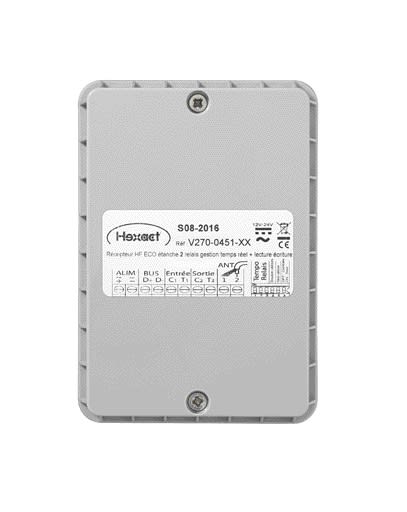 Aiphone - Récepteur HF 868 Mhz HEXACT avec antenne intégrée, 1 porte, avec HECOMGSMV3