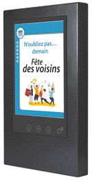 Aiphone - Tableau d'affichage interactif tactile 15 pouces