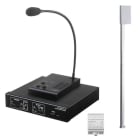 Aiphone - Kit interphone de guichet complet avec micro et tube acoustique avec HP