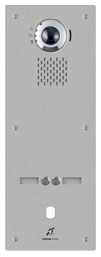 Aiphone - Plat. vidéo enc. 2bp ip/sip, inox,pictos, syn. vocale, b. magnétique, per. vigik