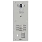 Aiphone - Plat. vidéo enc. 6bp ip/sip,inox,pictos,syn. vocale,b. magn,clav codé,per. vigik