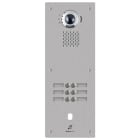 Aiphone - Plat. vidéo enc. 6bp ip/sip, inox,pictos, syn. vocale, b. magnétique, per. vigik