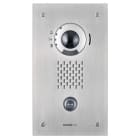 Aiphone - Platine SIP vidéo IP 1BP, résist. vandalisme, inox encastrée, pictos et synthèse