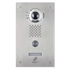Aiphone - Plat. vidéo enc. 1 bp ip/sip, inox, access, pictos, s. vocale, boucle magnétique