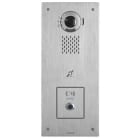 Aiphone - Plat. vid. IP enc. inox, 1BP sans contact,SIP & ONVIF, pictos, s. vocale & b. m.