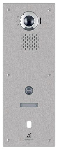 Aiphone - Plat. v. enc. 1 bp ip/sip,inox,access,pictos,s. vocale,boucle magnét,p. vigik