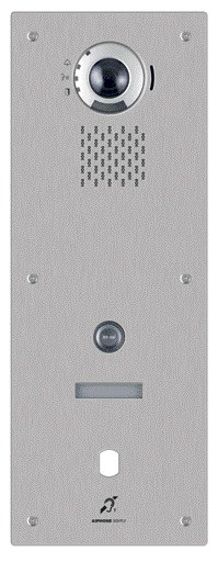 Aiphone - Platine vidéo IP enc. 1BP, percée VIGIK+, SIP, picto, synthèse, b. magnétique