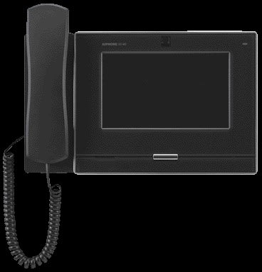 Aiphone - Poste gardien vidéo IP, SIP et ONVIF, écran 7'' tactile, alimentation PoE