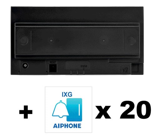 Aiphone - Pack 1 passerelle IP et 20 licences pour renvoi sur application smartphone IXG