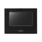 Aiphone - Poste maître vidéo IP noir, mains libres, compatible SIP, écran tactile 7''