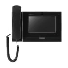 Aiphone - Poste maître vidéo IP noir, mains libres & combiné, SIP, écran tactile 7''