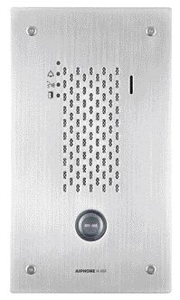 Aiphone - Platine audio encastrée inox 1 bp ip/sip hauteur 165 mm