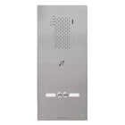 Aiphone - Plat. audio enc. inox 2 bp ip/sip, synthèse vocale, pictos, boucle magnétique