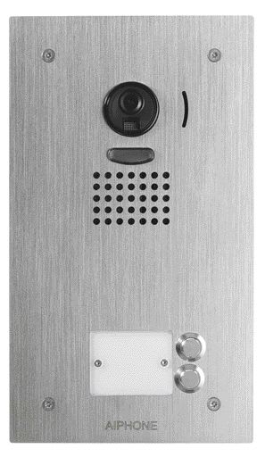 Aiphone - Platine video 2 boutons encastree facade inox pour moniteurs jo1md