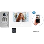 Aiphone - Kit video platine saillie avec moniteur ecran 7 avec module wifi integre
