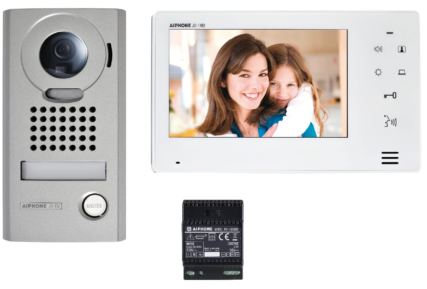Aiphone - Kit video platine saillie avec moniteur ecran 7