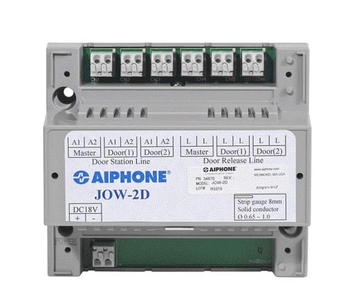 Aiphone - Adaptateur 2 platines de rue JO, connexion des 2 platines vidéo sur seul JO1MDW