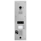 Aiphone - Plat vidéo inox enc. 2bp, clavier, perç. vigik, synthèse, pictos, boucle magnét