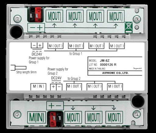 Aiphone - Distributeur 7 sortie rj pour câblage en étoile