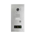 Aiphone - Platine vidéo inox encastrée, 1 BP, pictos, synthèse vocale pour JP4MED