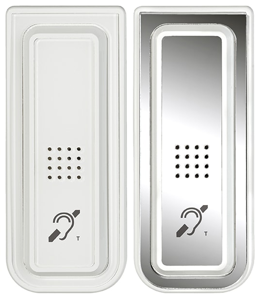Aiphone - Enjoliveur de combine pour jp4med & jp4hd livre avec Facade blanche et miroir