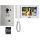 Aiphone - Kit vidéo enc. : 1 platine jpdvf 1 moniteur jp4med & 1 alimentation ps2420d
