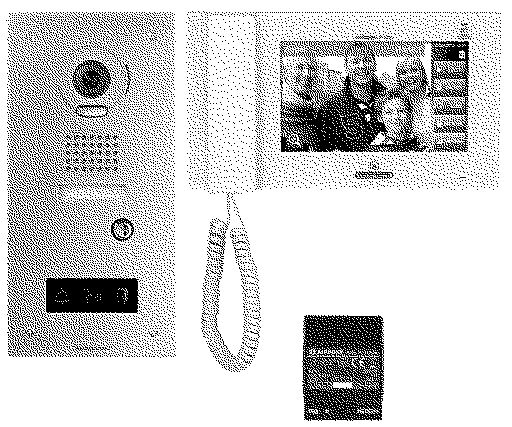 Aiphone - Kit vidéo access. platine inox enc. jpdvfl+jp4med+ps2420d