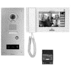 Aiphone - Kit vidéo access. platine inox enc. jpdvfl+jp4med+ps2420d